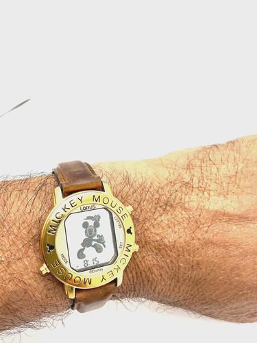 Lorus mickey mouse watch - lorus, gold