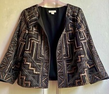 MONSOON Jacket 10 Black Gold