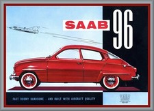 1960 Saab 96, coupe Red