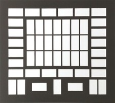 50 STANDARD SIZE CIGARETTE CARD MOUNT - 26V/24H Format - Fits Wills Waterloo Set