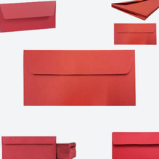 DL Envelopes Red 120 GSM High