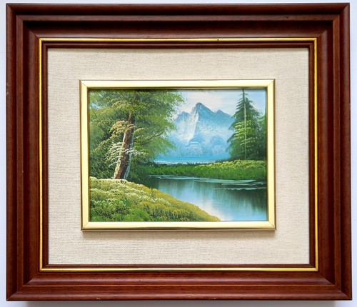 Vintage 1990s oil painting - vintage,