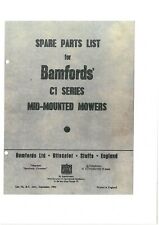Bamfords C1 Series Mid Mounted Mower Operators Manual