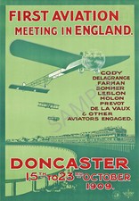 Vintage Aeroplane Poster First