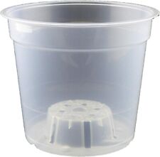 5 x CLEAR ORCHID PLANT POTS