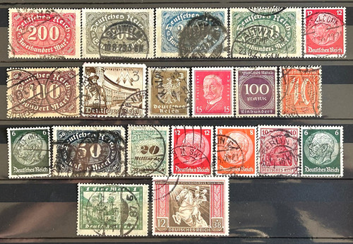 German third reich stamps - german,