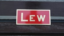 Lynton and Barnstaple nameplate full scale replica "Lew"