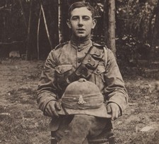 WW1 British Soldier RPPC Photo