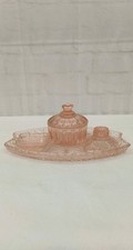 Vintage Peach Glass Dressing