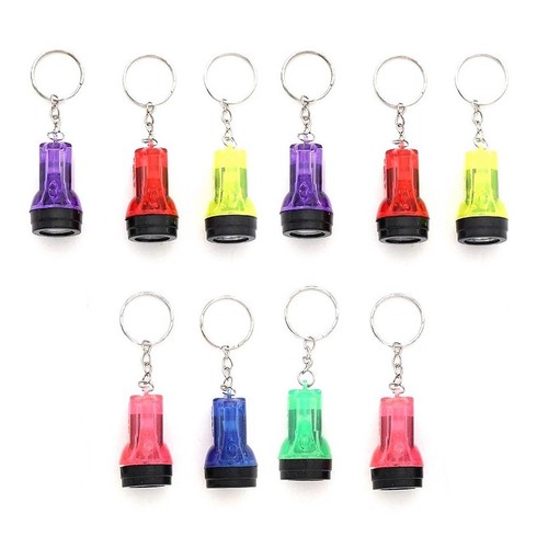 Mini torch keyring for - 10,