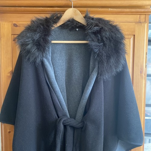 Fleece and faux fur collar - fur,