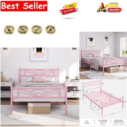 3ft single bed metal - 3ft,