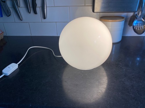 White globe habitat - , table