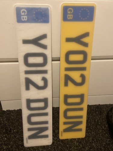 Private number plate yo12 - number,