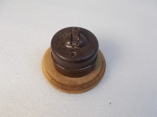 Light switch bakelite - light, vintage