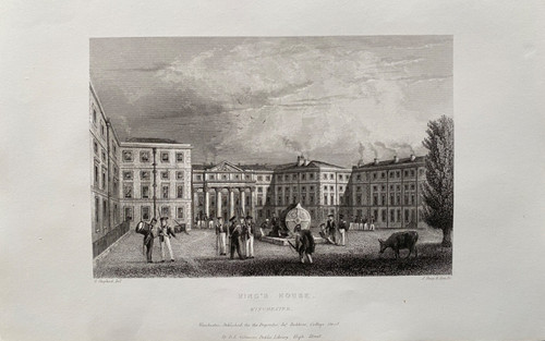1839 antique print the - print:,