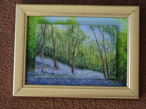 Original acrylic landscape - , 3d