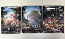 The Invitation Collector Plates Set of Three 20.7cm x 15.2cm Tom duBois Numbered