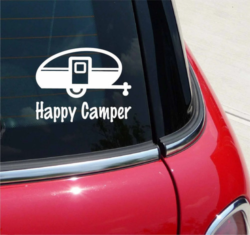 Happy camper camping travel - camper,