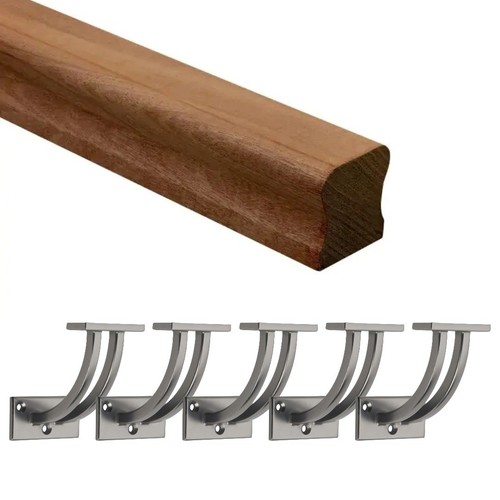 Stair handrail kit dark - handrail,