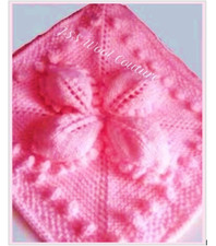 Knitting Pattern blanket cot