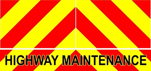 Highway maintenance chevrons - maintenance,