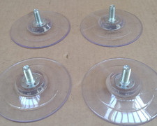 Large Suction Cup with M8 Screw Nut  Clear PVC Sucker Pads Glass Suction