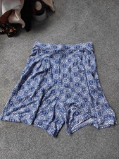 TU Womens Blue Patterened