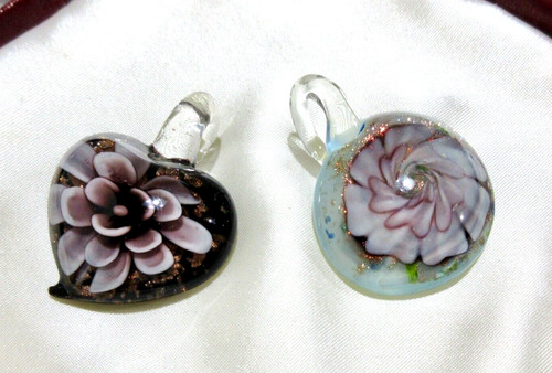 Murano art glass pendants - 2,