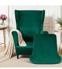Green stretch wing back - stretch,