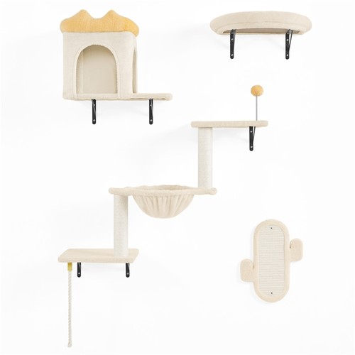 Cat wall shelves perches - wall,