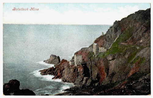 Botallack tin copper mine - tin,