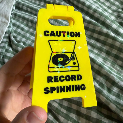 Vinyl record collector sign - collector,