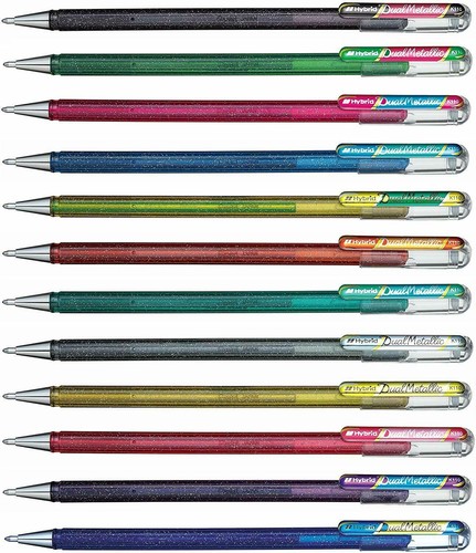 Hybrid dual metallic - metallic, pens