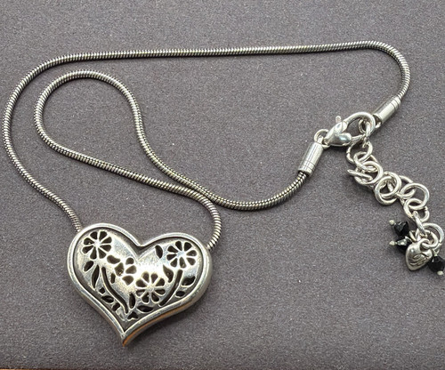 Brighton pretty heart pendant - heart,