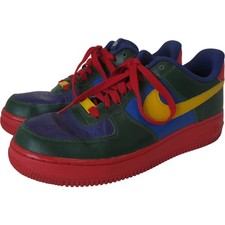 NIKE ID Air Force 1 Trainers Authentic Multicoloured Men's UK 7 Casual Preloved