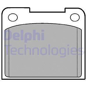 Lp15 delphi brake pad - brake, set