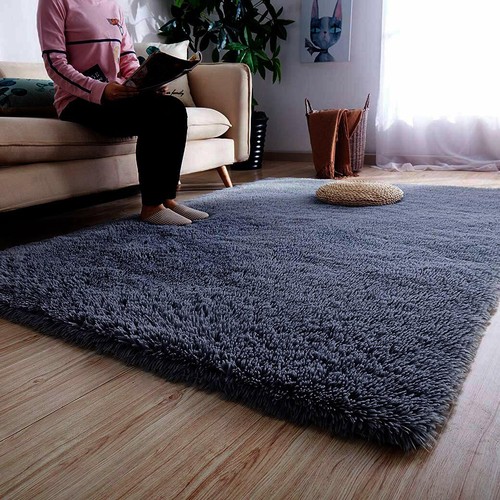 Fluffy rugs large shaggy - large, rug