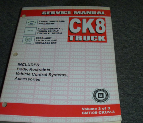 2005 gmc yukon body restraints - gmc,