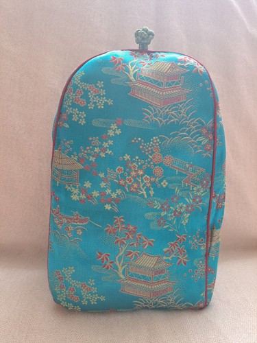 Vintage quilted silk - silk, satin