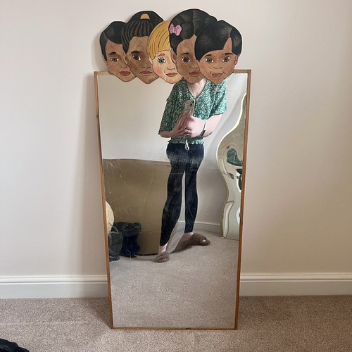 Handmade painted mirrors - handmade,