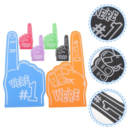 6pcs foam finger - 6pcs, big