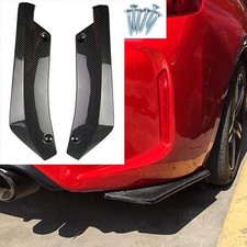 2×Carbon Fiber Black Car Rear