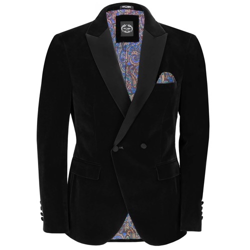 Mens double breasted velvet - mens,
