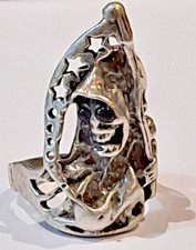 Sterling Silver 925 Mens Skull