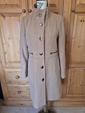 WALLIS CAMEL COAT Size 8 Stand