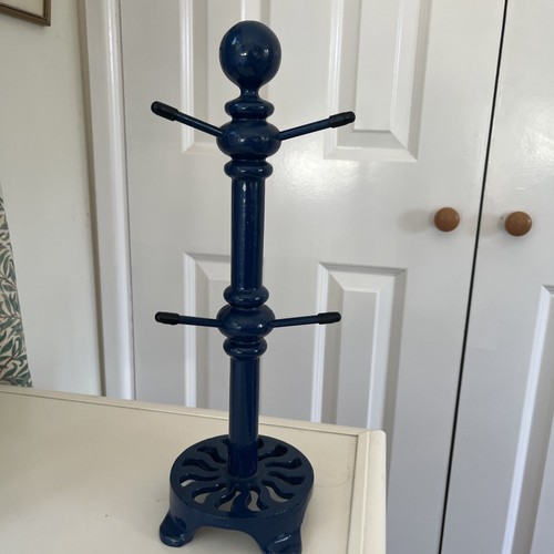 Vintage blue enamelled - vintage, cast