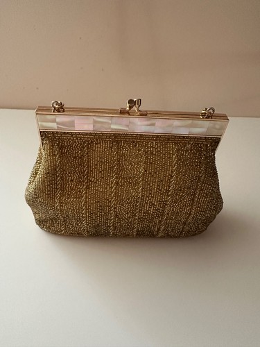 Regale gold evening bag - regale, bag-