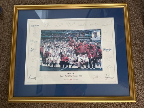 Signed england rugby world cup - england,