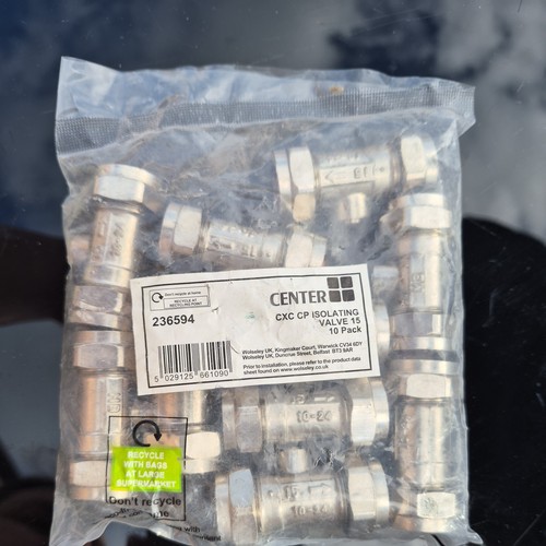 Pack 15mm chrome - -, brass